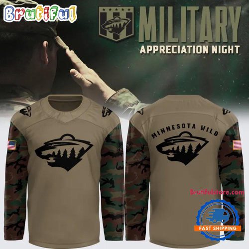 Minnesota Wild Military Appreciation Night 2026 Limited Hockey Jersey