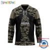 NHL Anaheim Ducks Custom Honoring Veterans Camo Hockey Jersey