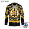 NHL Buffalo Sabres Camo Veterans Custom Hockey Jersey