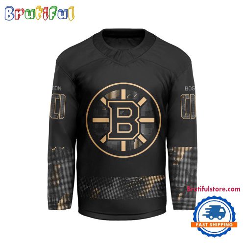 NHL Boston Bruins Military Appreciation Design Hockey Jersey