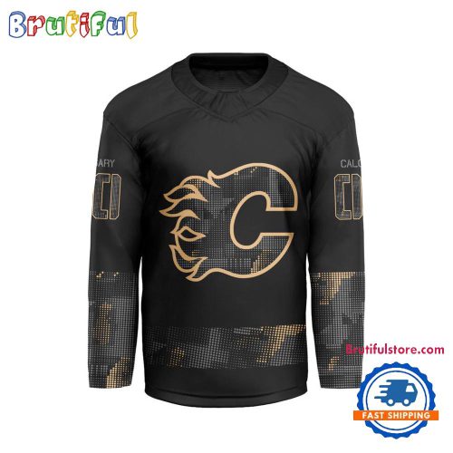 NHL Calgary Flames Military Appreciation Design Hockey Jersey