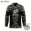 NHL Chicago Blackhawks Custom Honoring Veterans Camo Hockey Jersey