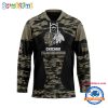 NHL Colorado Avalanche Custom Honoring Veterans Camo Hockey Jersey