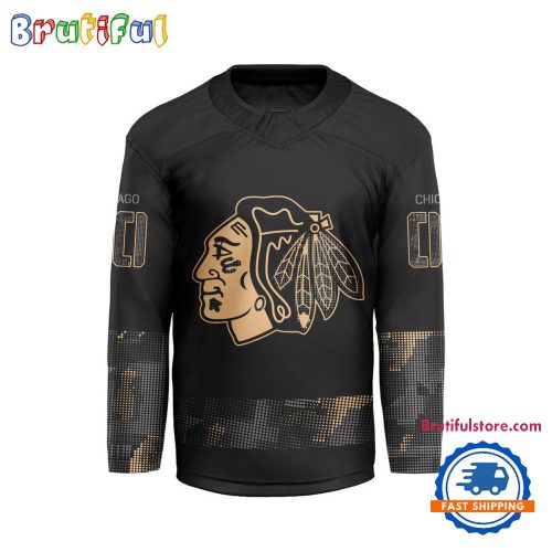 NHL Chicago Blackhawks Military Appreciation Design Hockey Jersey