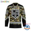 NHL Florida Panthers Camo Veterans Custom Hockey Jersey