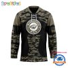 NHL Los Angeles Kings Custom Honoring Veterans Camo Hockey Jersey