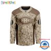 NHL Nashville Predators Special Veterans Military Desert Camouflage Design Hockey Jersey