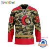 NHL New York Rangers Camo Veterans Custom Hockey Jersey