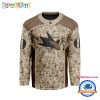 NHL Pittsburgh Penguins Special Veterans Military Desert Camouflage Design Hockey Jersey