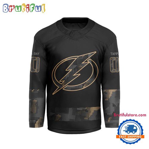 NHL Tampa Bay Lightning Military Appreciation Design Hockey Jersey