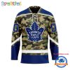 NHL Tampa Bay Lightning Camo Veterans Custom Hockey Jersey