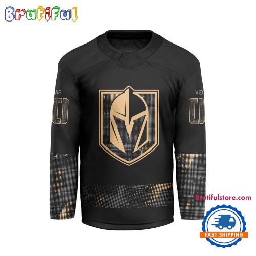 NHL Vegas Golden Knights Military Appreciation Design Hockey Jersey