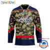 NHL Vegas Golden Knights Camo Veterans Custom Hockey Jersey