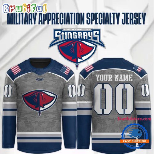 South Carolina Stingrays Military Night Special 2026 Hockey Jersey