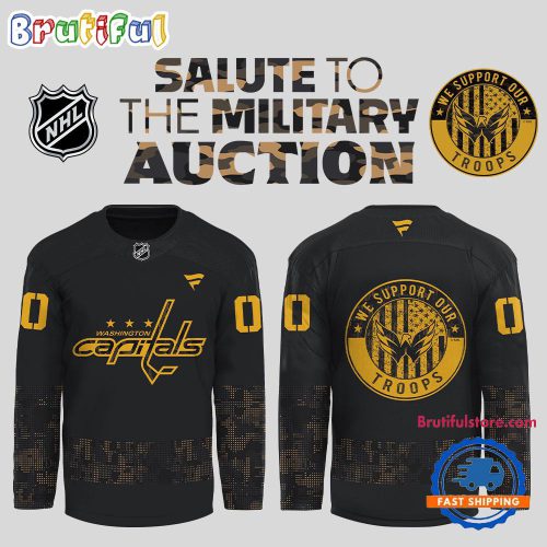 Washington Capitals Salute to Military 2026 NHL New Hockey Jersey